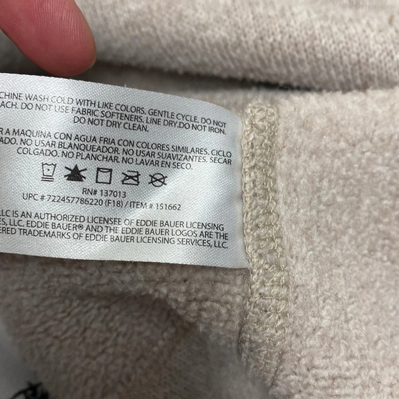 Eddie Bauer Sweater Quarter Zip Pullover Men's Size XXL - Picture 7 of 9